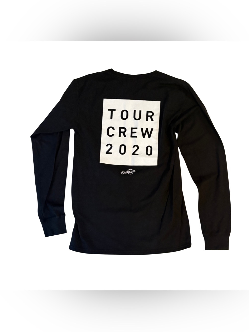 Eric Nam K-Pop BWB Tour Crew 2020 Shirt Small Black Long Sleeve Merch NWOT